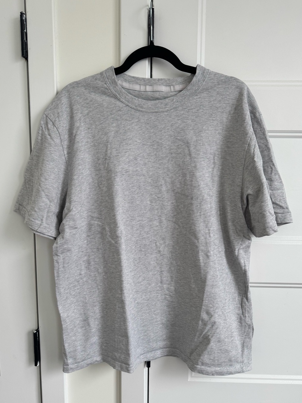 lululemon athletica Heavyweight Cotton Jersey Short Sleeve Tee in Medium Grey